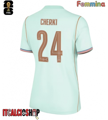 Francia Rayan Cherki #24 Seconda Maglia Femmina Mondiali 2026 Manica Corta